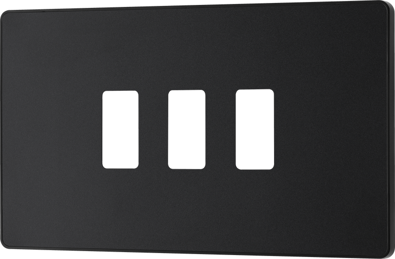 BG Electrical Grid - 3 module, rectangular
