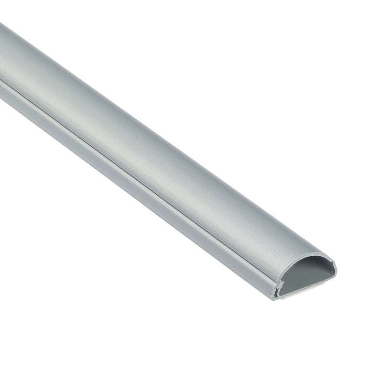 D-Line Trunking - 30x15mm Aluminium-Effect 2m Self Adhesive Length