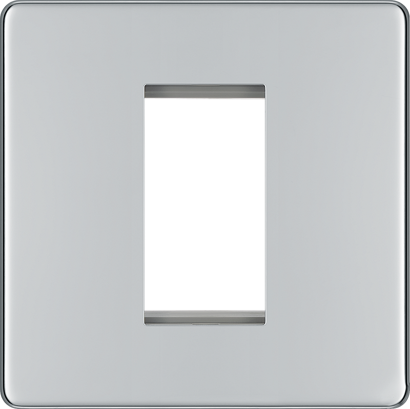 BG Electrical Euro Module - 1 module - square