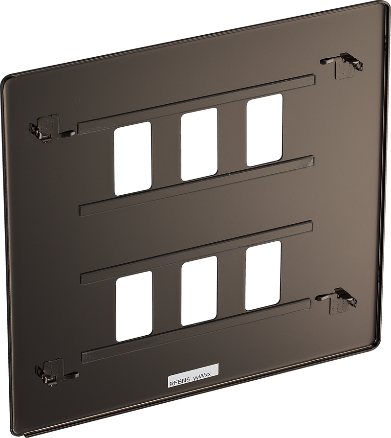 BG Electrical Grid - 6 module, square
