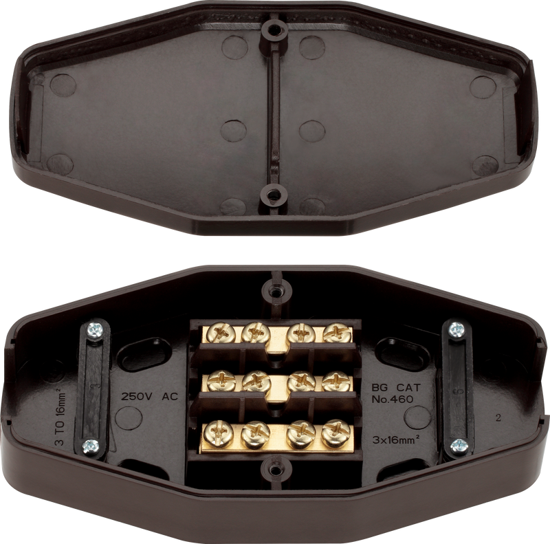 BG Electrical Contractor - Heavy Duty Junction Box, 3 Way, 60A