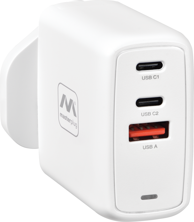 Masterplug USB - 67W, ideal for mobile phones, tablets and laptops