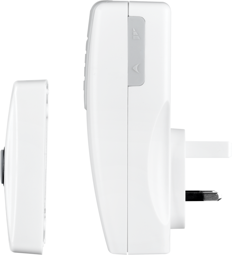 Masterplug Home - 100m, Plug-InWhite + Grey