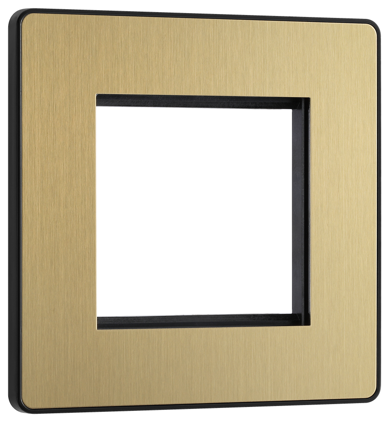 BG Electrical Euro Module - 2 module - square