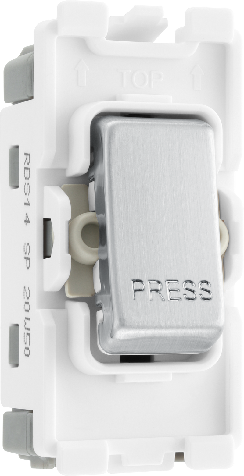BG Electrical Grid - 4 module, rectangular