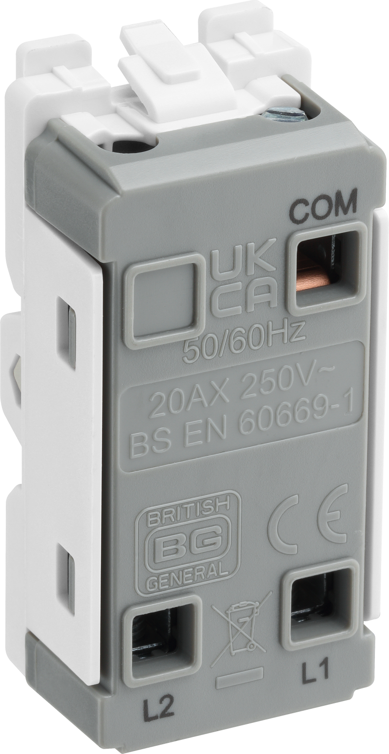 BG Electrical Grid - 2 way, single pole, EMG LTG TEST