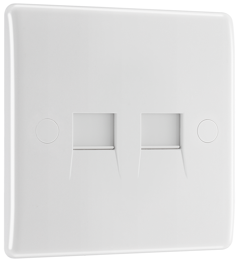 BG Electrical 800 Series - Double, telephone socket, secondary (IDC)