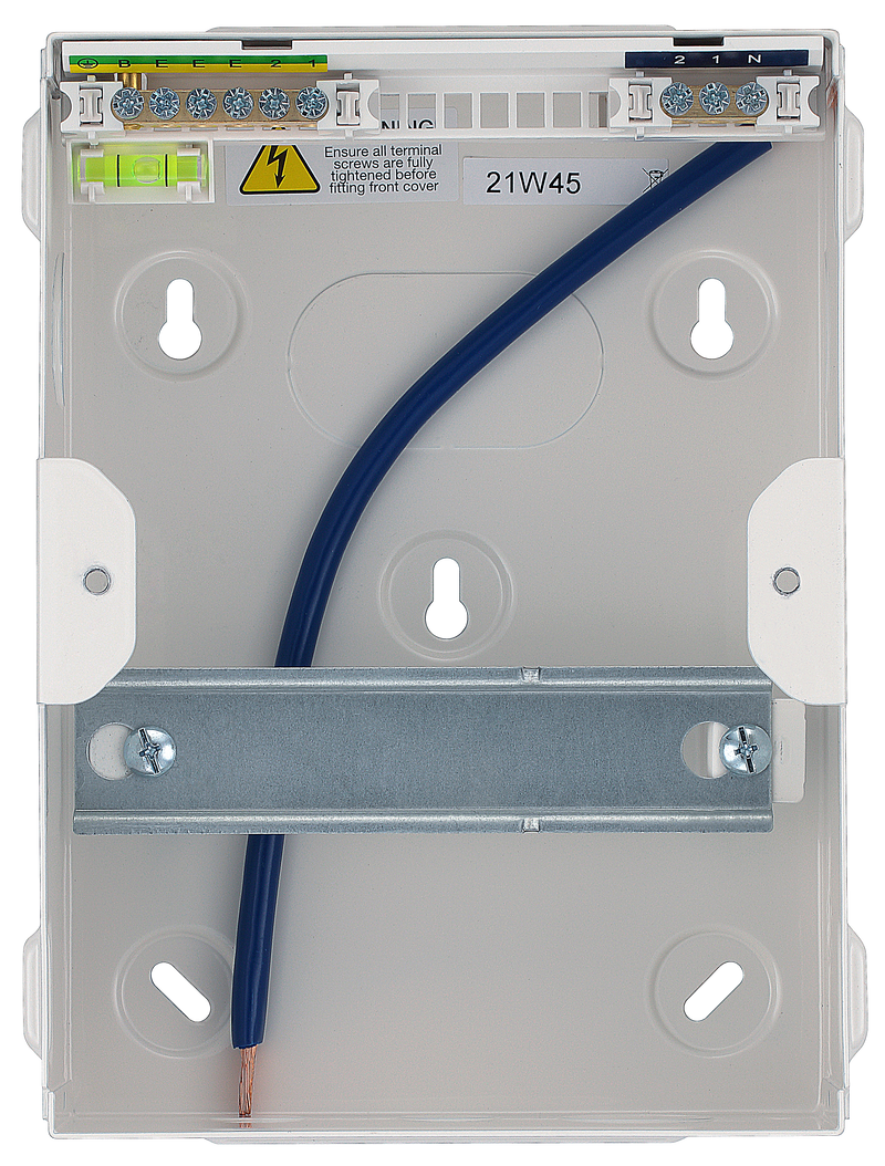 BG Circuit Protection IP20 Non Weatherproof - 4 module, 4 way, Empty