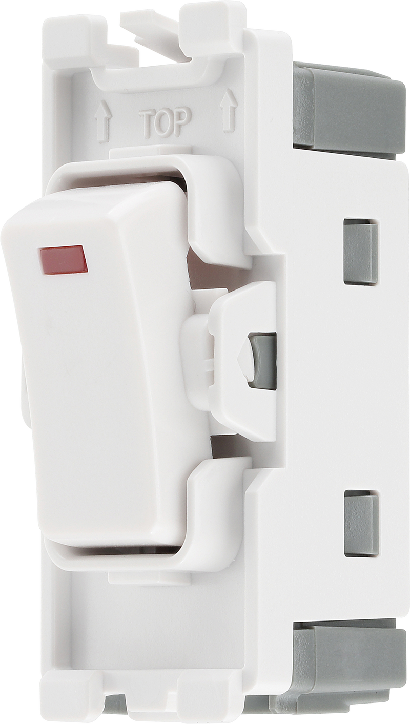 BG Electrical Grid - Double pole with LED indicator