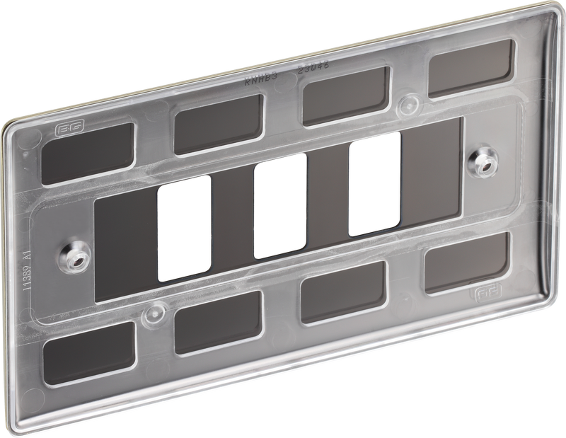 BG Electrical Grid - 3 module, rectangular