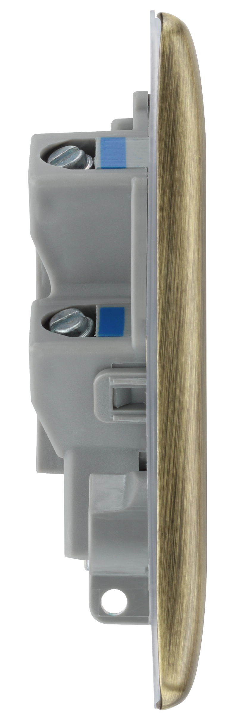 BG Electrical Nexus Metal Antique Brass - Unswitched and fused