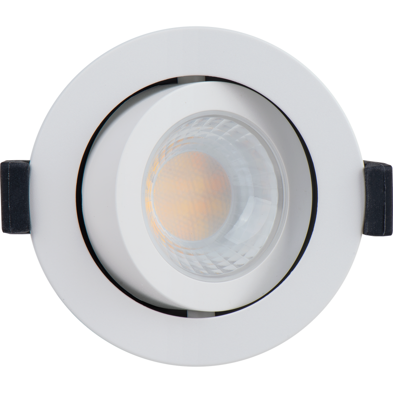 Luceco Ftype MK2 - FType Mk2 Fire Rated Downlight 4W/6W 690lm Power Change & CCT Change 3000K / 4000K Dim2Warm IP20 White - Adjustable