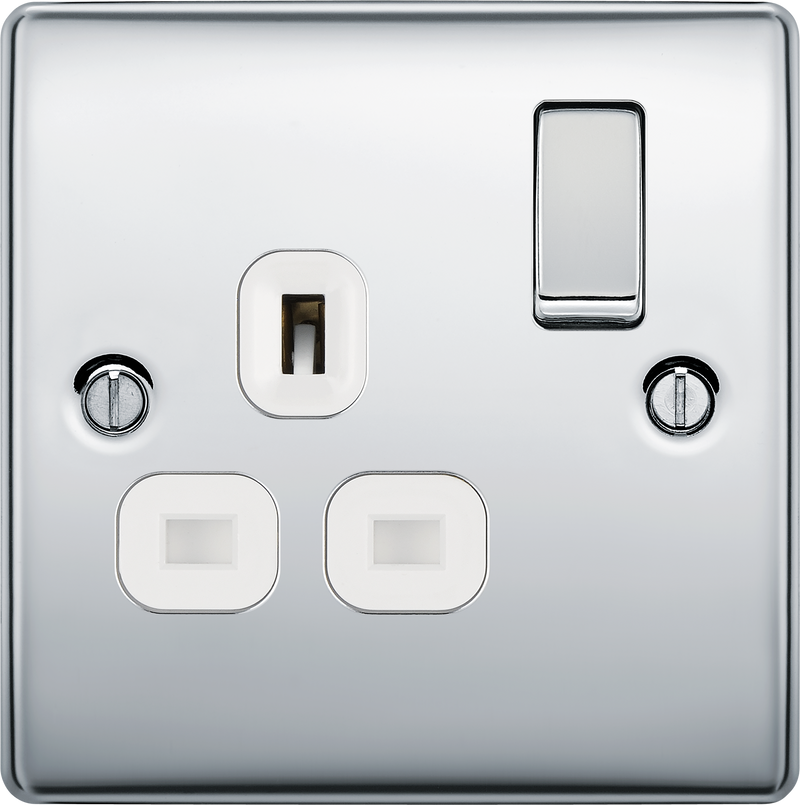 BG Electrical Nexus Metal Polished Chrome - Single, switched, double pole