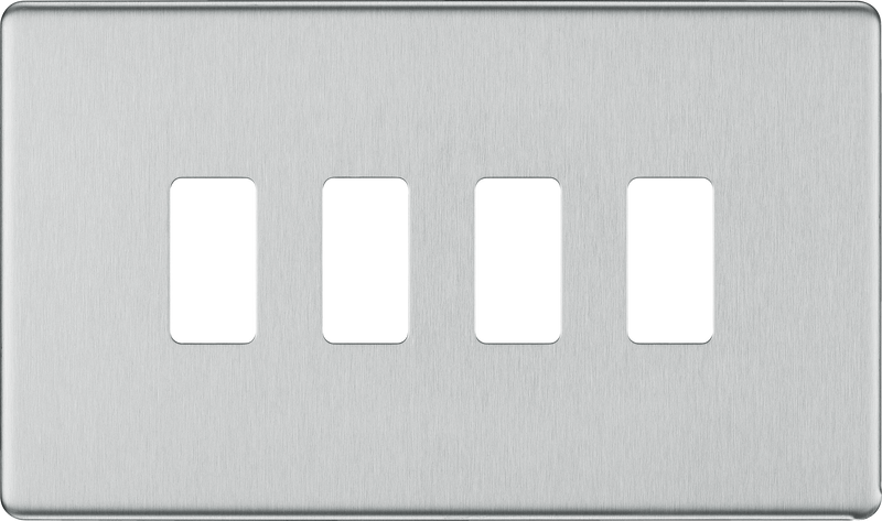 BG Electrical Grid - 4 module, rectangular