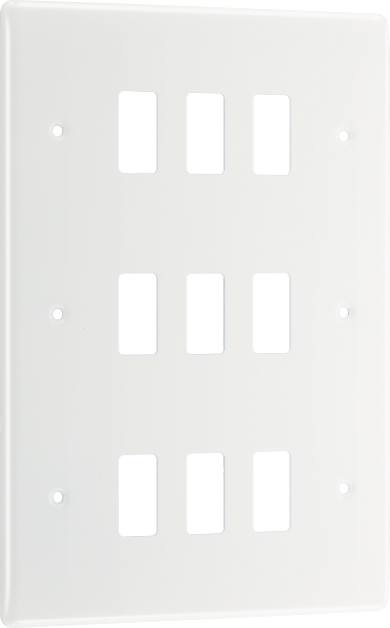 BG Electrical Grid - 9 module, rectangular