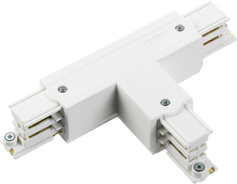 Luceco 3 Circuit Track - Track T Connector Right (Variant 1) White