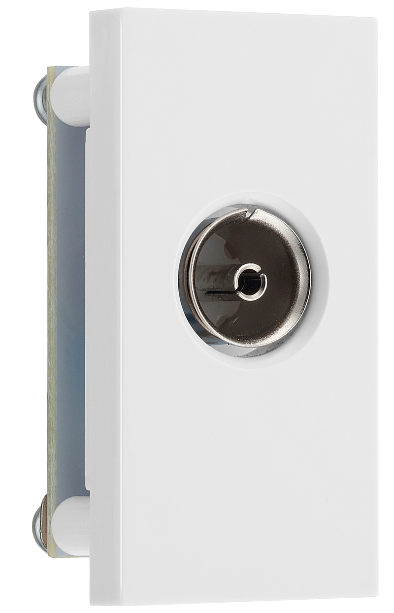 BG Electrical Euro Module - Co-Axial (isolated) connection