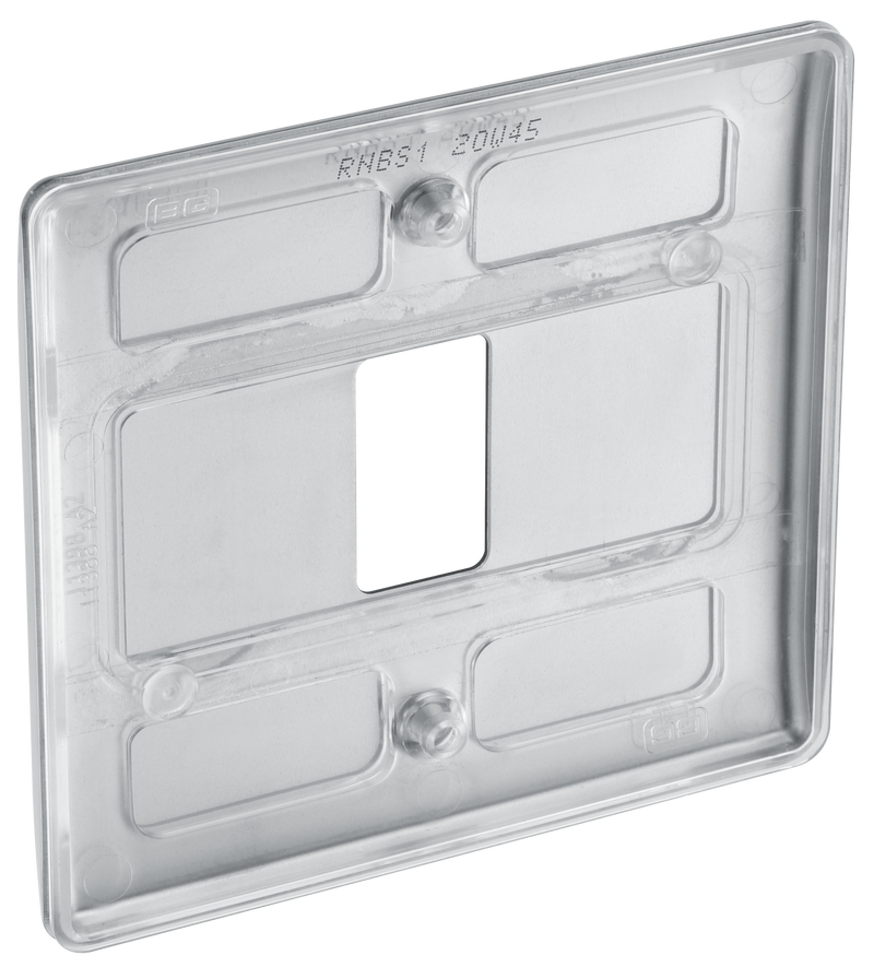 BG Electrical Grid - 3 module, rectangular