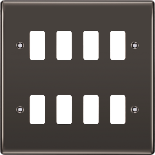 BG Electrical Grid - 8 module, square