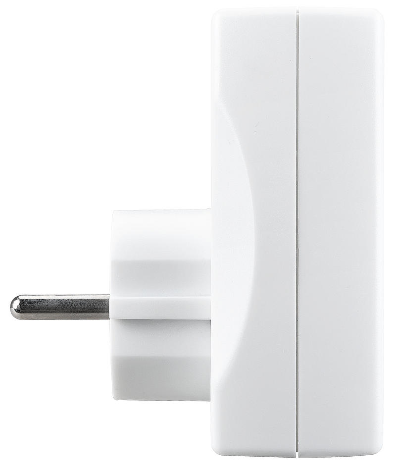Masterplug Travel - 2 x USB A, White