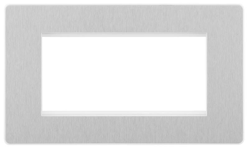 BG Electrical Euro Module - 4 module - rectangular