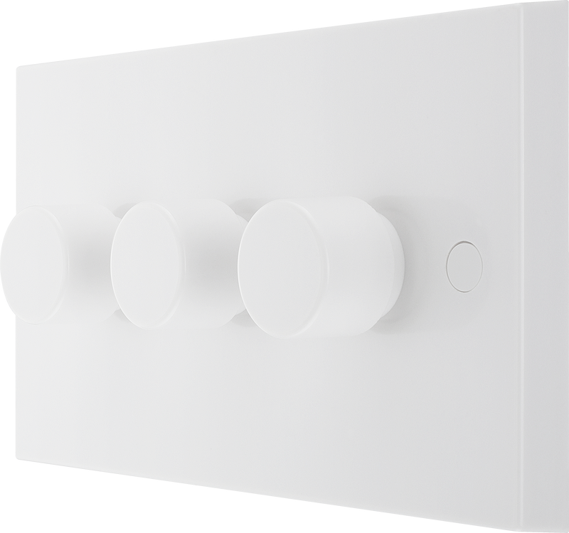 BG Electrical 900 Series - Triple, 2 way push 200W