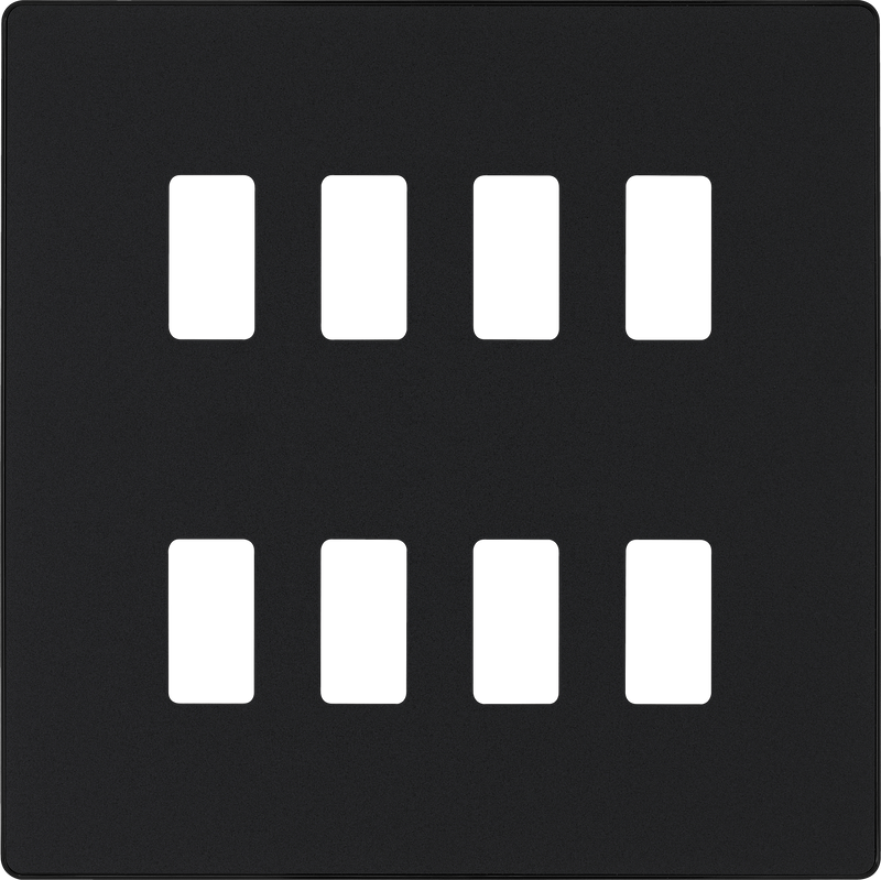 BG Electrical Grid - 8 module, square