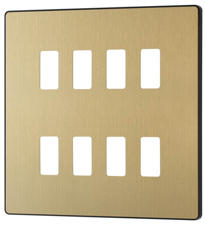 BG Electrical Grid - 8 module, square