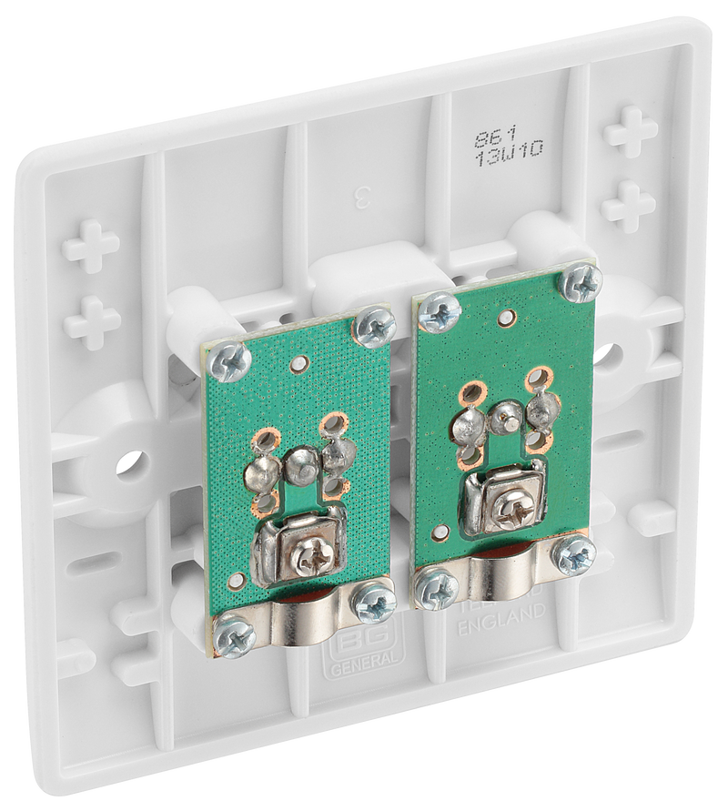 BG Electrical 800 Series - Double, co-axial