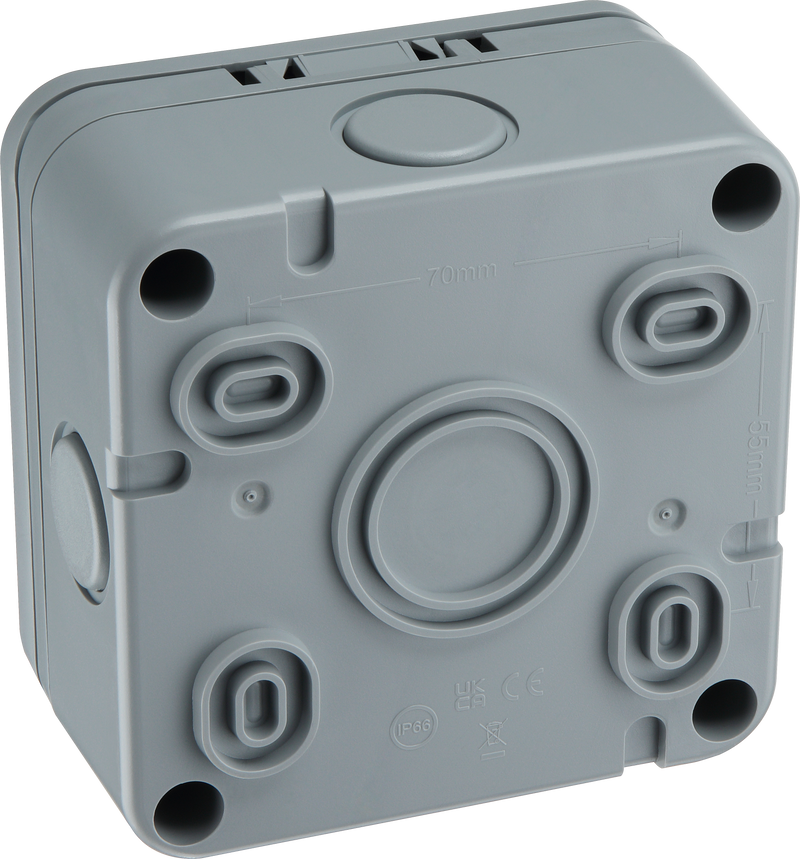 BG Electrical Weatherproof Storm - Unswitched and fused Type A RCD, IP66