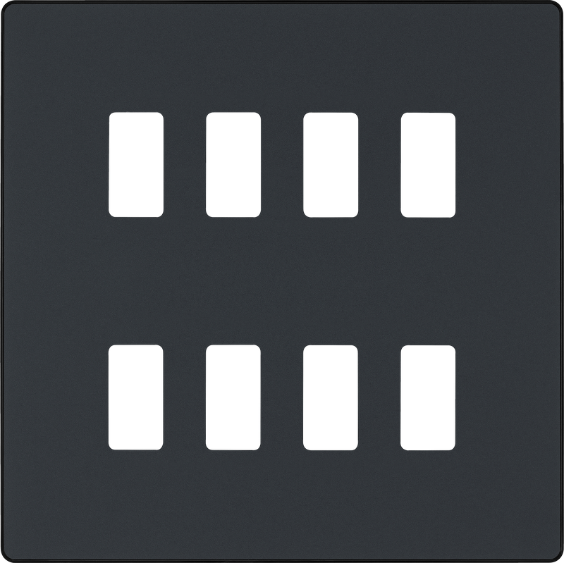 BG Electrical Grid - 8 module, square