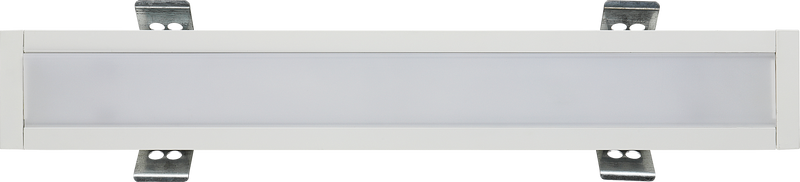 Luceco Contour Recessed - Contour 602mm recessed module 600lumens with fixed output driver finished in white