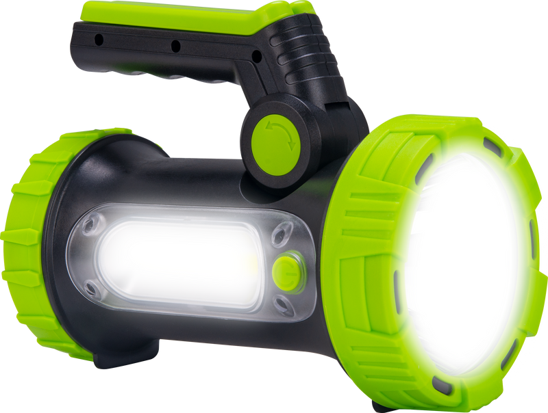 Luceco Rechargable Multi Function Torch - Handheld tilt tripod IP44 Inspection Torch & powerbank 330LM 5W 6500K - USB-C Rechargable