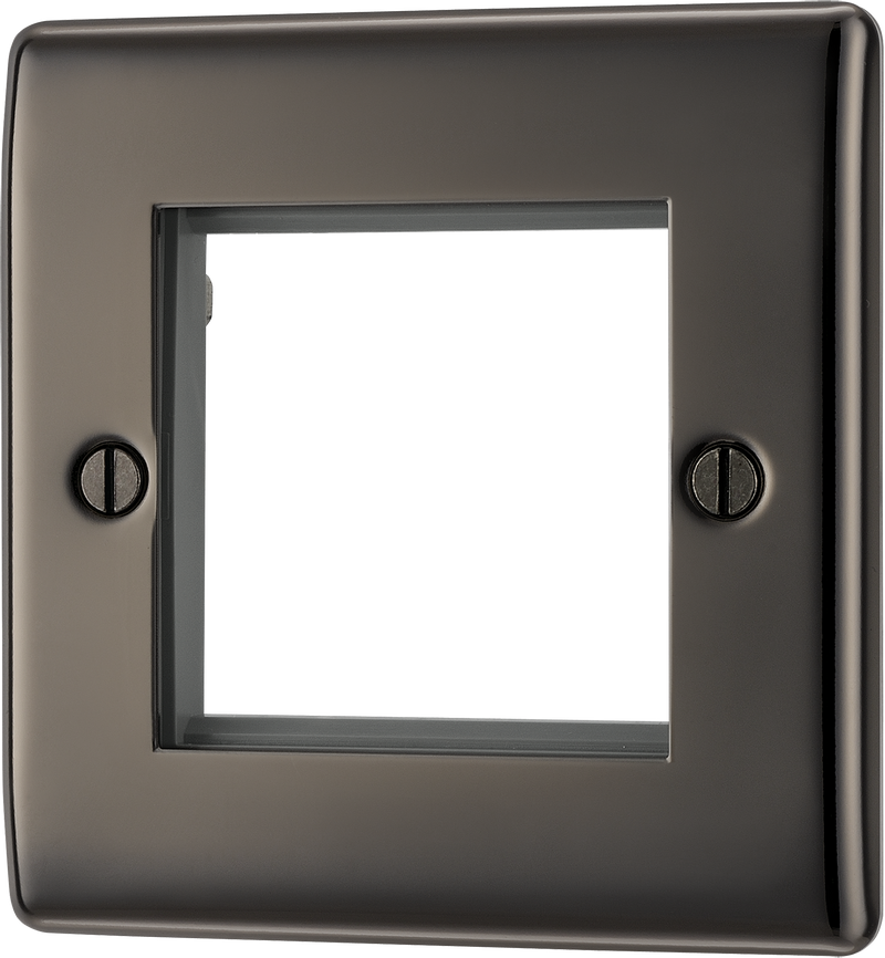 BG Electrical Euro Module - 2 module - square