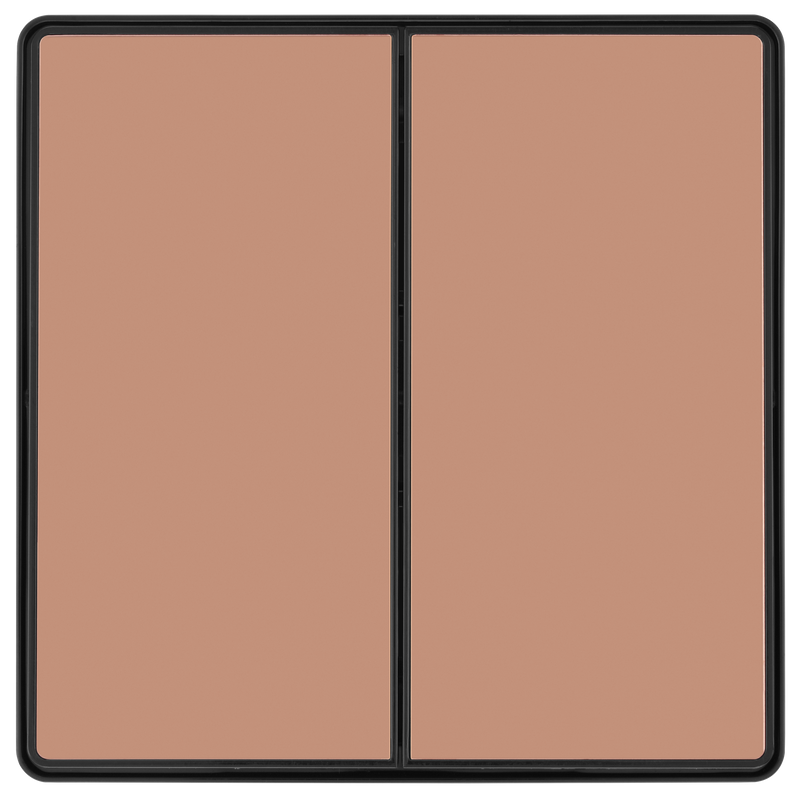 BG Electrical Evolve Polished Copper - Double, 2 way switch, edge rocker