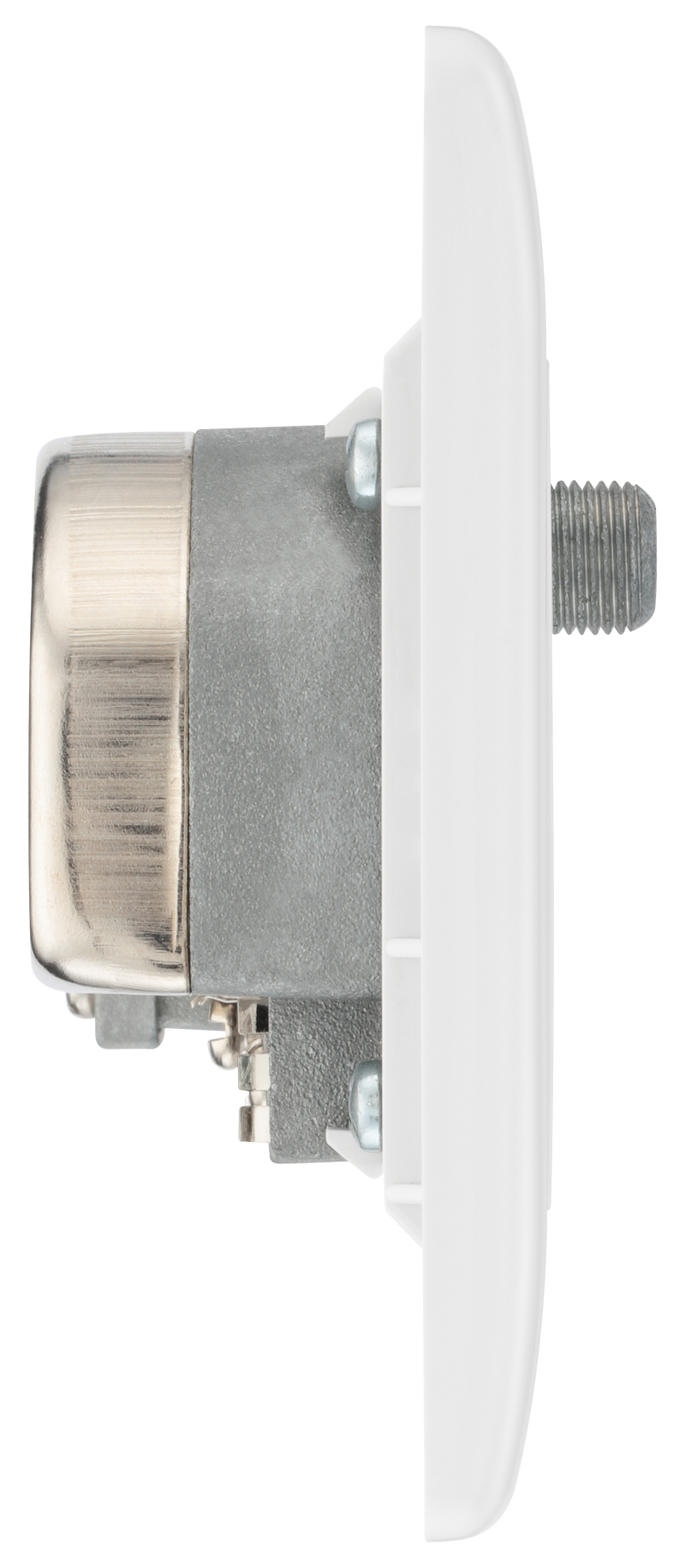 BG Electrical 800 Series - Quadplex, 2 x sat, BT outlet and co-ax returned - screened