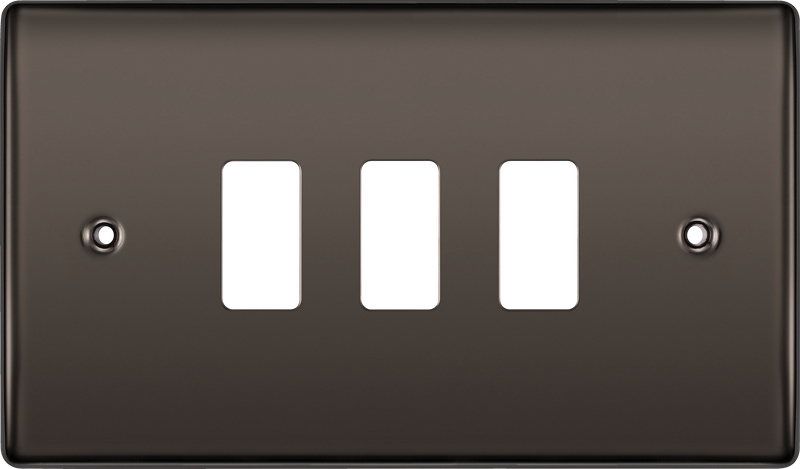 BG Electrical Grid - 3 module, rectangular