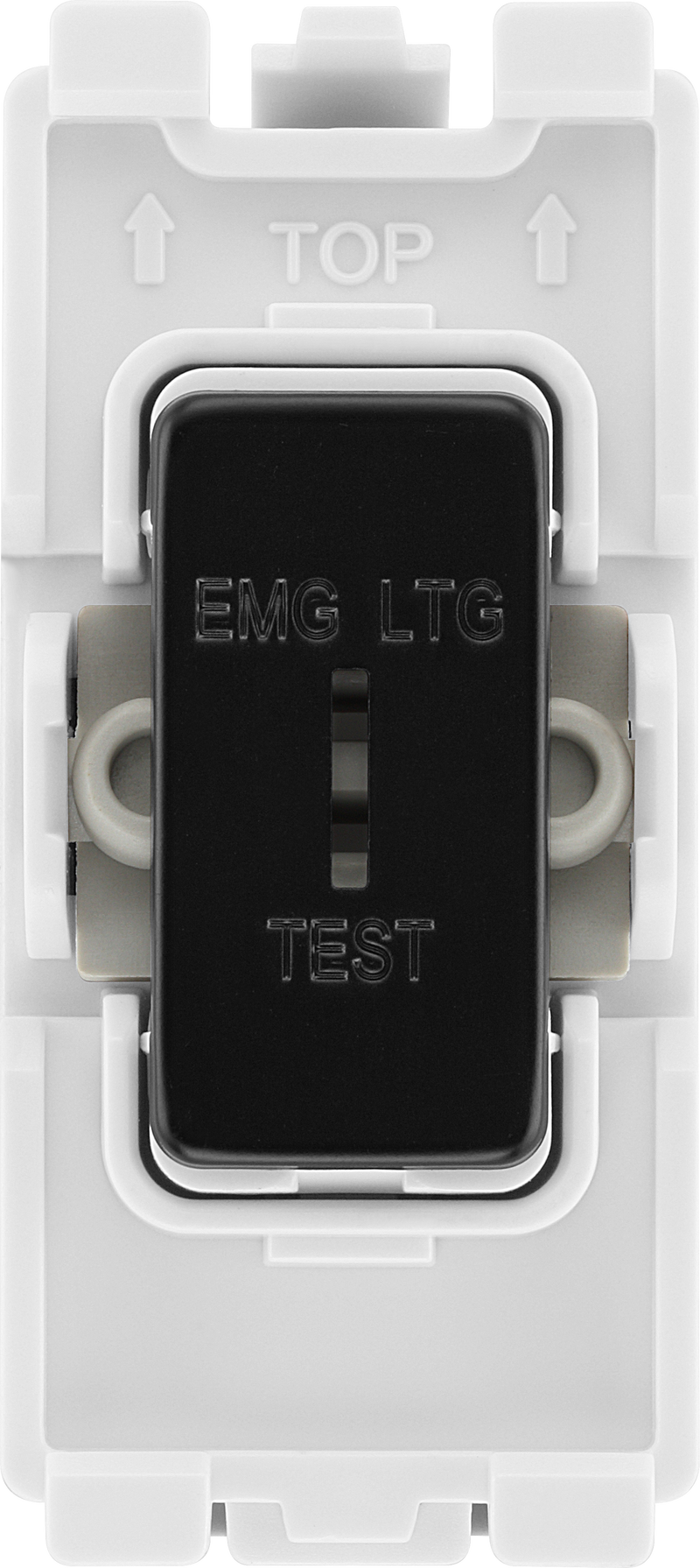 BG Electrical Grid - 2 way, single pole, printed EMG LTG TEST