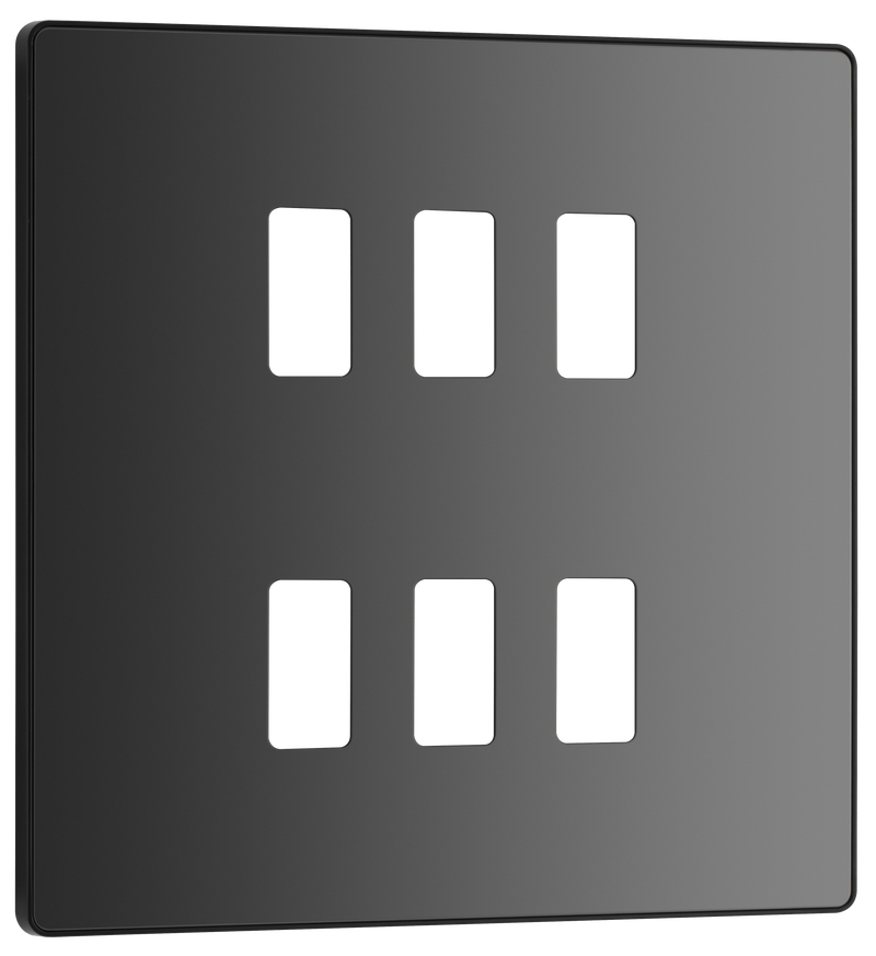 BG Electrical Grid - 6 module, square