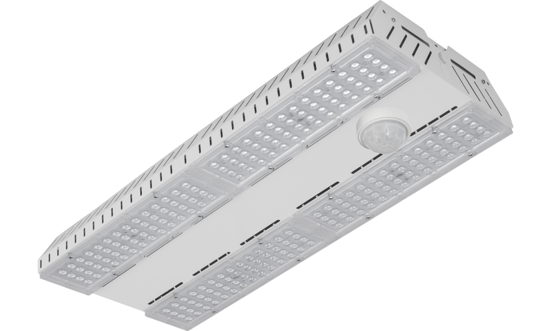 Luceco Elara Bay - ElaraBay with rack lens 30000 lumens DALI driver emergency and PIR sensor