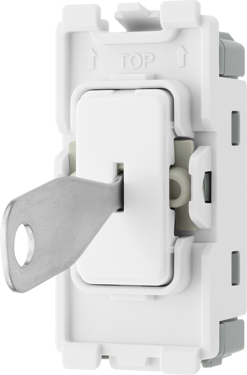 BG Electrical Grid - 2 way, single pole (EVOLVE WHITE)