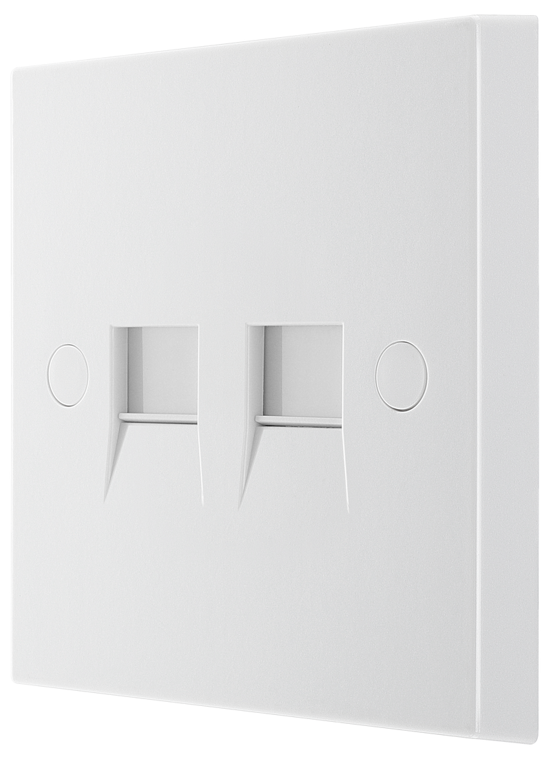 BG Electrical 900 Series - Double, telephone socket, secondary (screw)