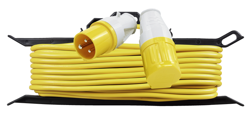 Masterplug Site - 1 Socket, 15m, 16A, Yellow