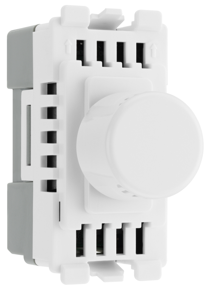BG Electrical Grid - 2 way, Intelligent Dual Mode Dimmer (EVOLVE WHITE)