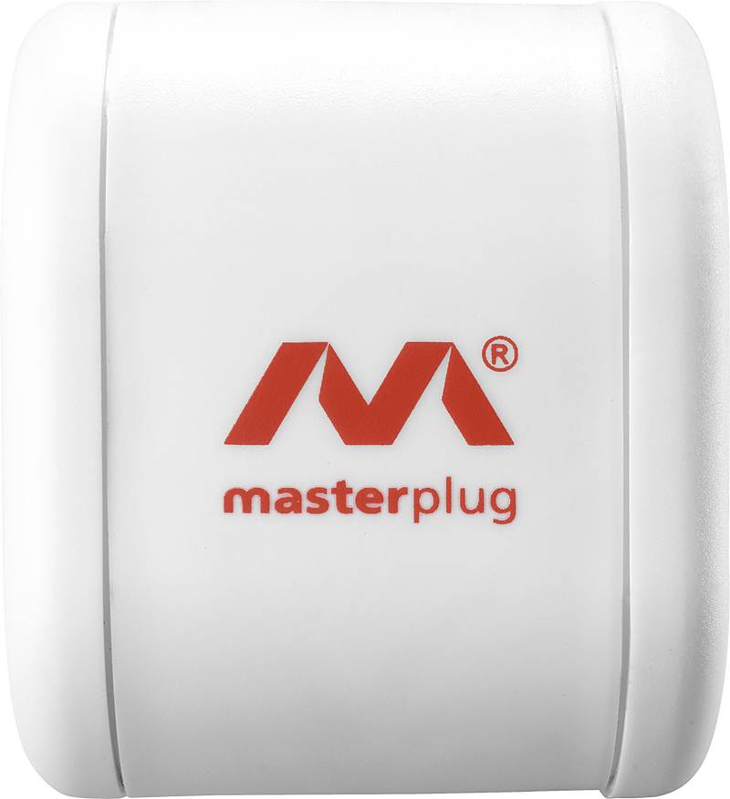 Masterplug Surge - 10 Sockets, 1m, 13A, White