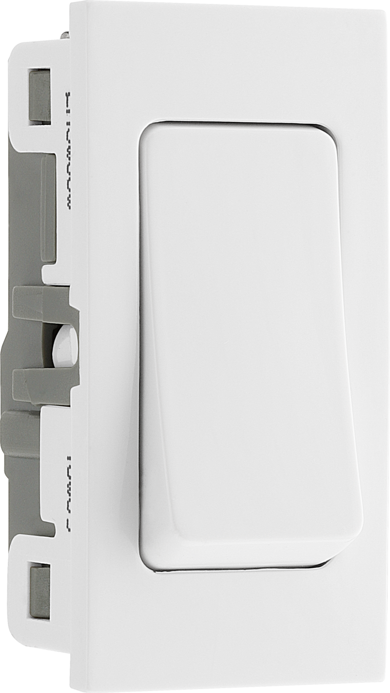 BG Electrical Euro Module - 20 Amp double pole switch
