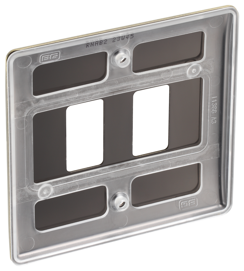 BG Electrical Grid - 2 module, square