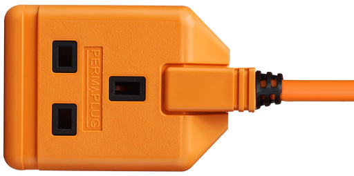 Masterplug Work - 1 Socket, 5m, 13A, Orange