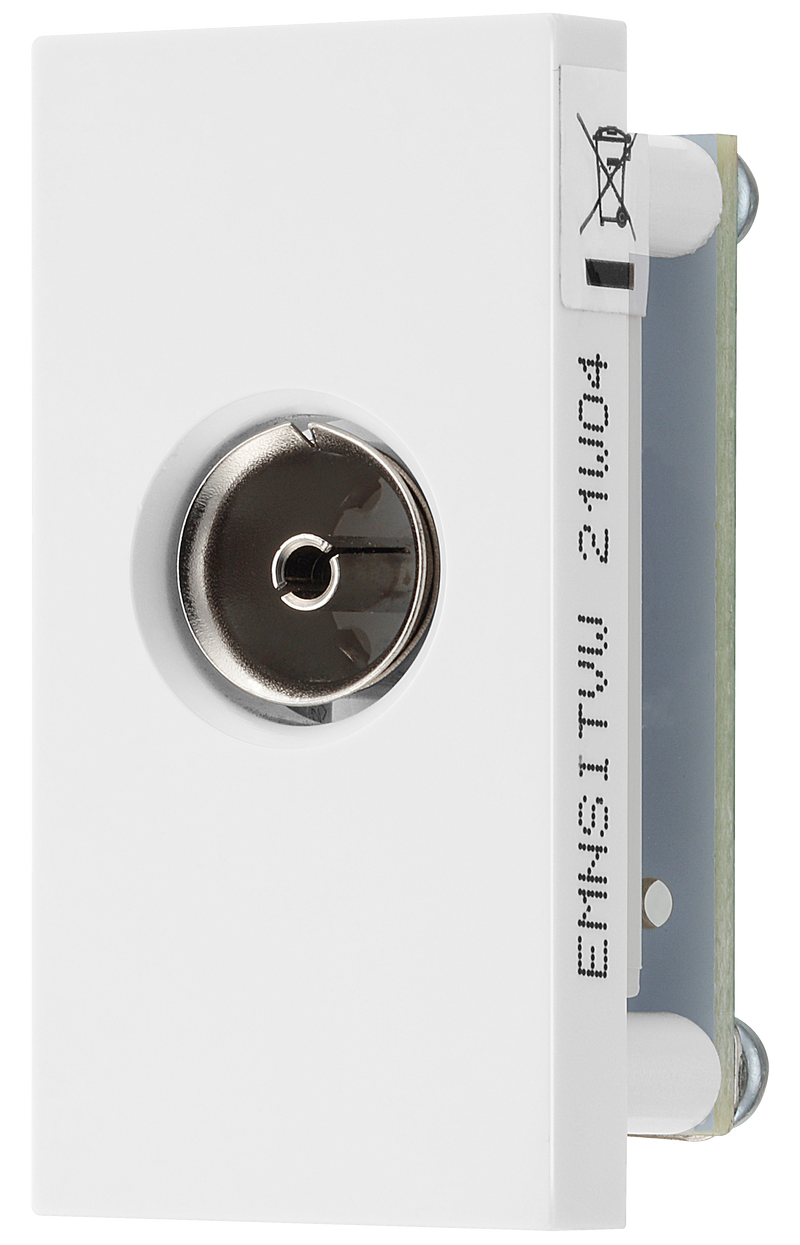 BG Electrical Euro Module - Co-Axial (isolated) connection