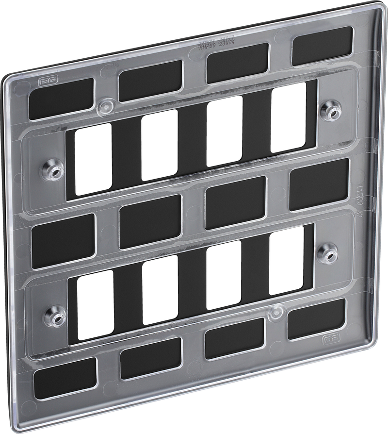 BG Electrical Grid - 8 module, square